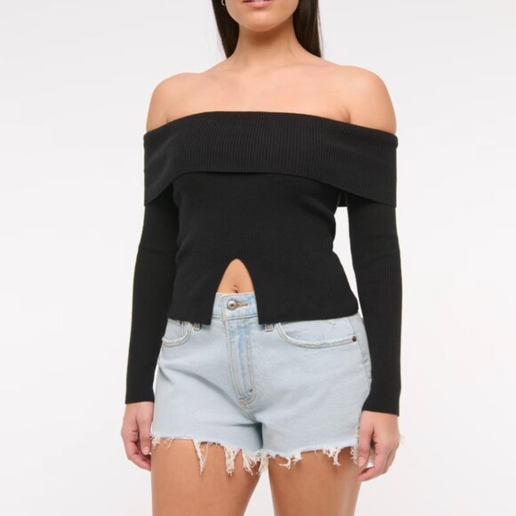 Abercrombie High Rise Mom Shorts (Curve) - Picture 6 of 8